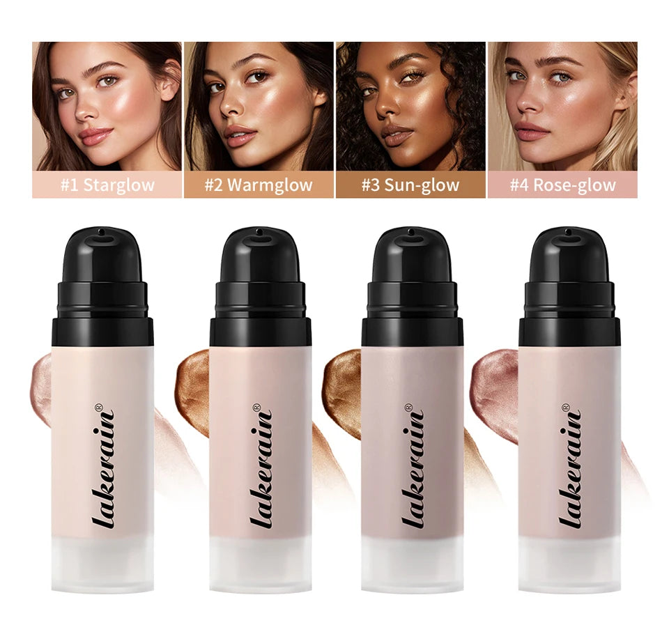 Lakerain Glowy Super Gel Lightweight Dewy Liquid Illuminator Primer - 8