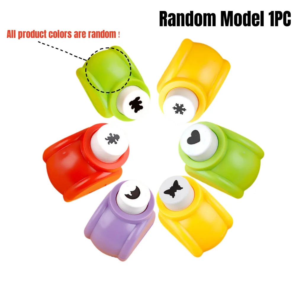 Mini Scrapbook Hole Punch Set DIY Embossing Cutter for Paper Crafts