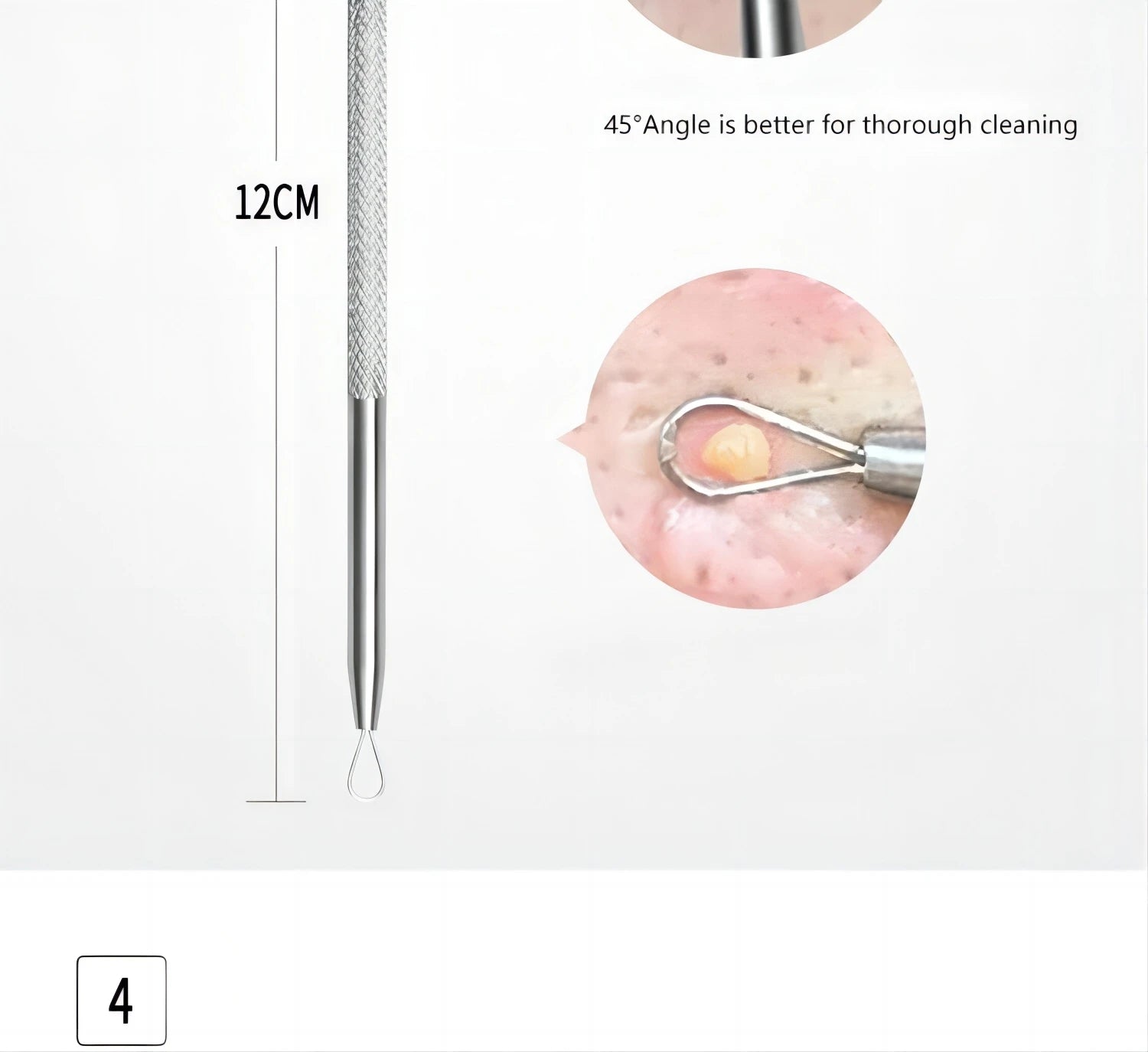Stainless Steel Blackhead Remover Tool Kit Pimple Extractor - 15