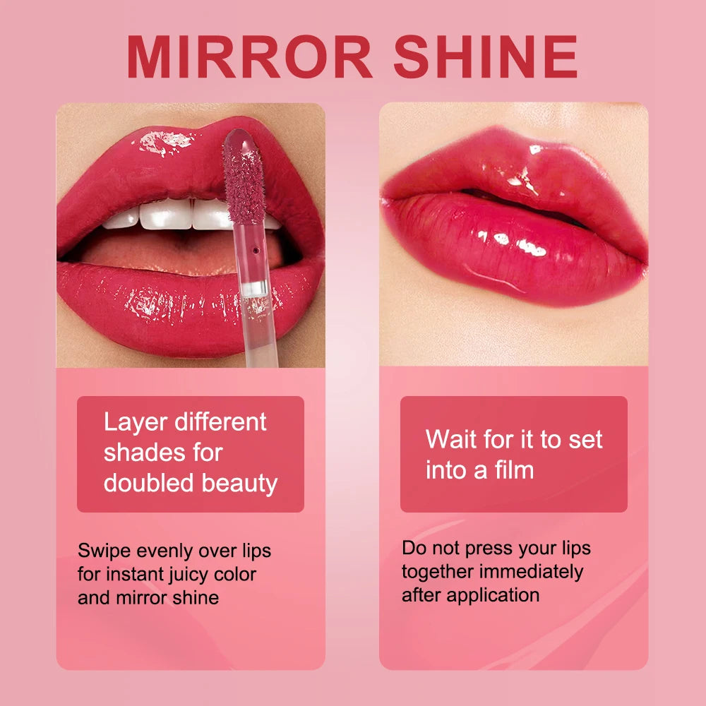 Lakerain Mirror Lip Glow Tint Juicy Gloss Lip Stain - 14