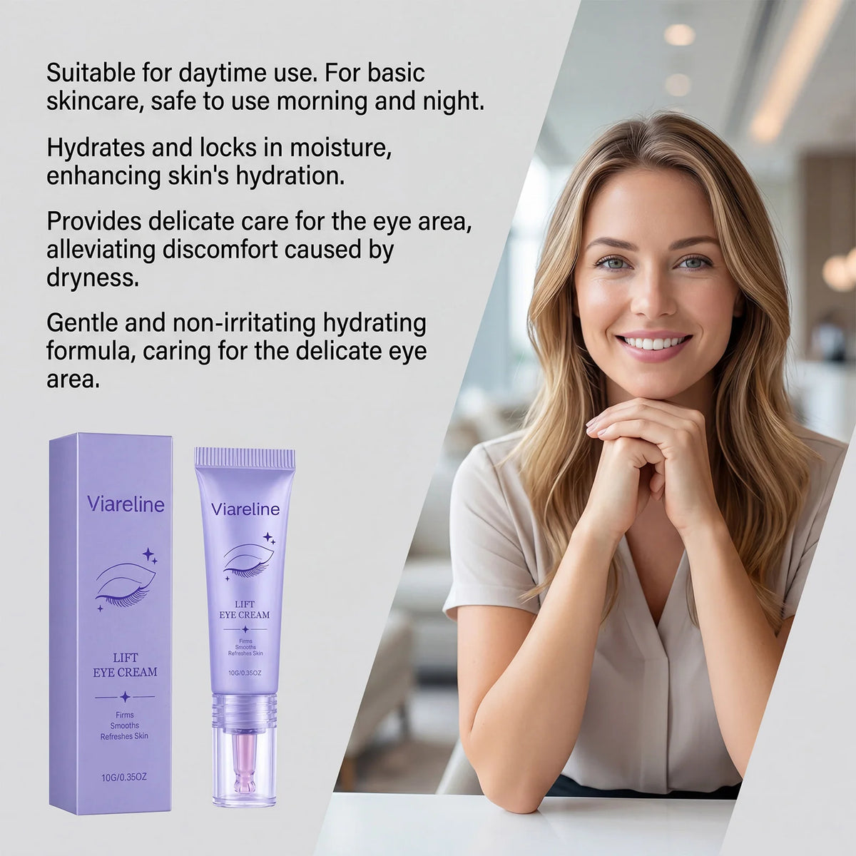 Viareline Lift Eye Cream Fine Lines Dark Circles Remover