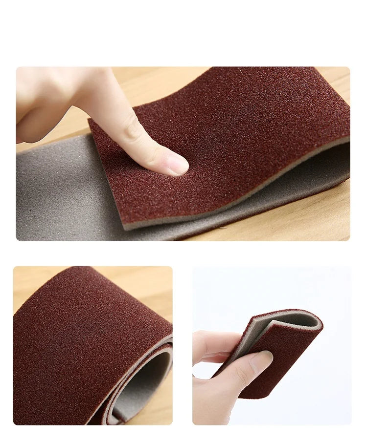Emery Sponge Roll Magic Cleaning Eraser for Rust Removal and Kitchen Scrub - 11