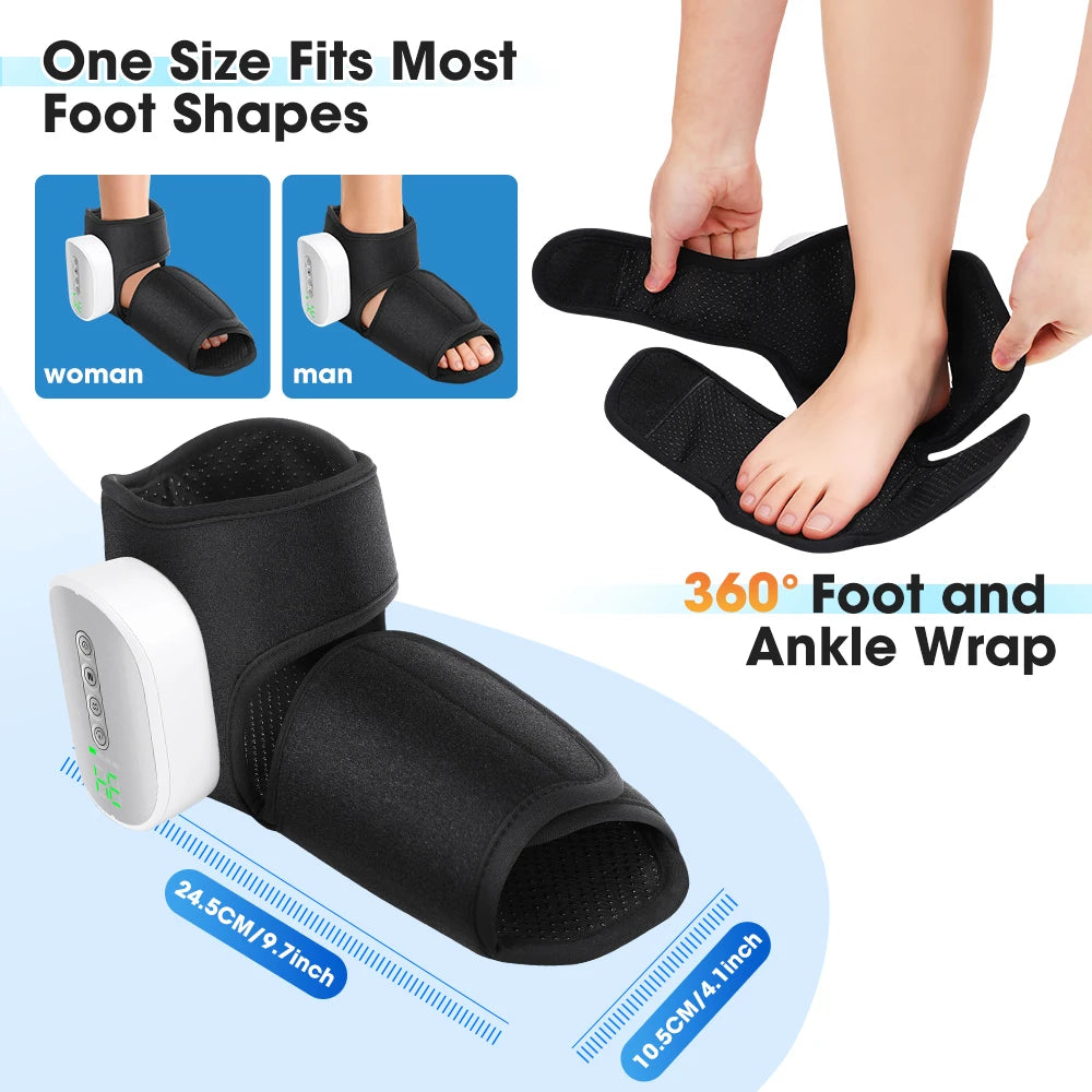 Wireless Foot and Ankle Massager Heat Compression Machine
