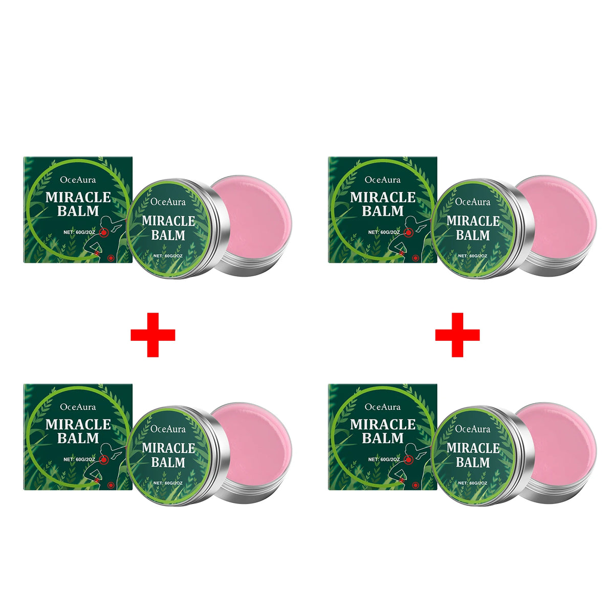 OceAura Herbal Body Massage Balm Miracle Muscle & Joint Relief Cream