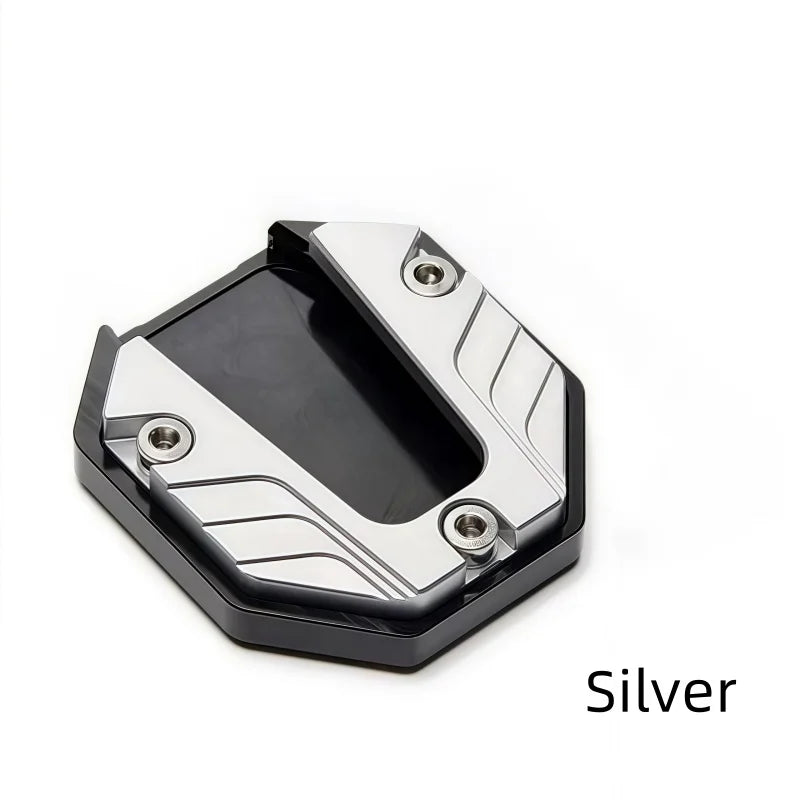 Motorcycle Kickstand Extender Side Stand Extension Pad Support Plate - 10