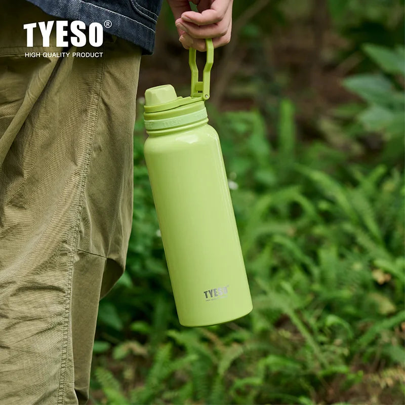TYESO Stainless Steel Vacuum Insulated Water Bottle Travel Flask - 16