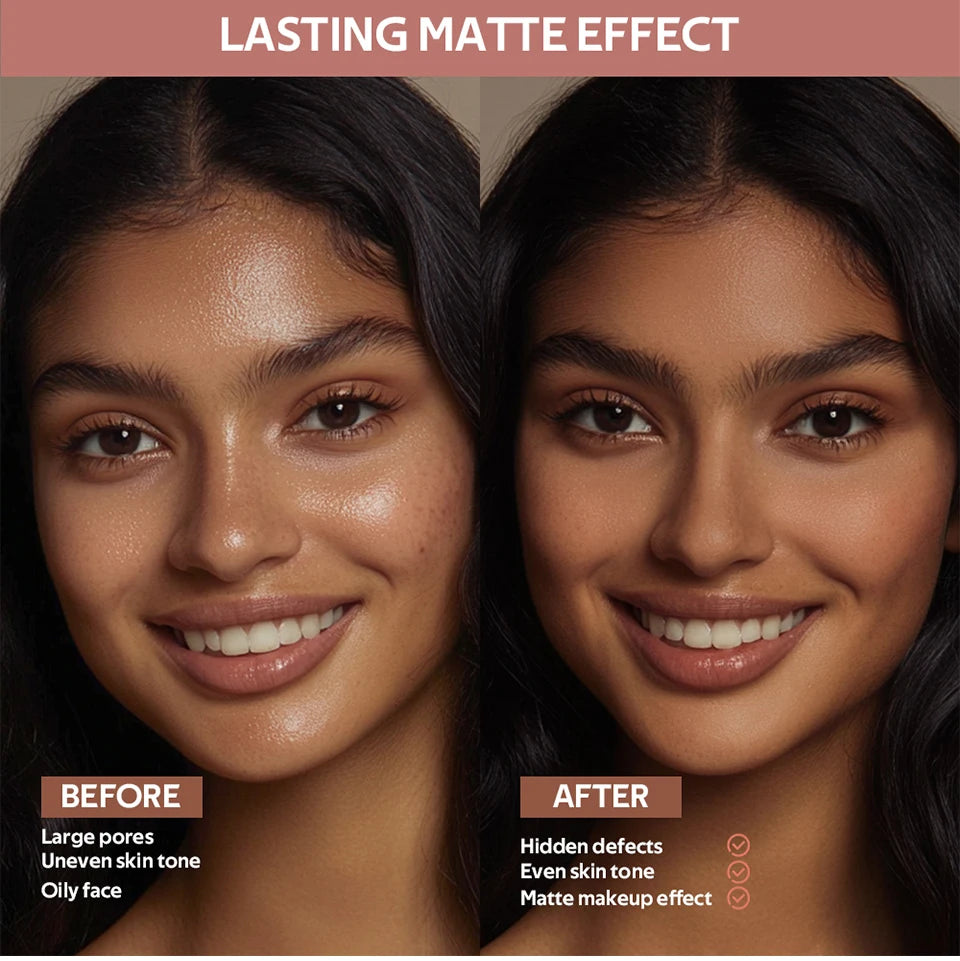 Matte Bronzer Powder Long Lasting Face Makeup & Oil Control Bronzer