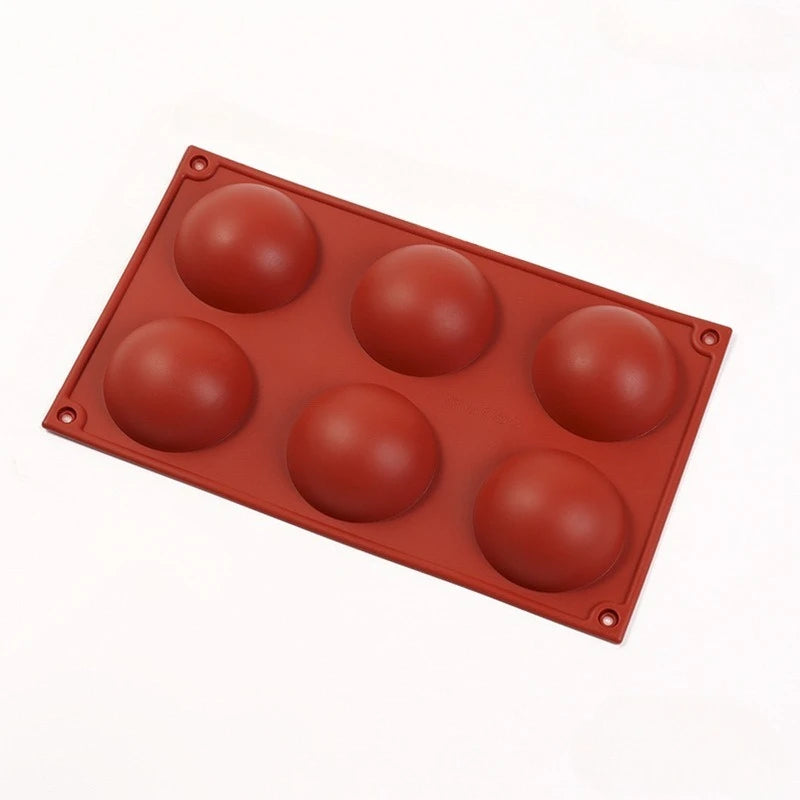 Silicone Semi Sphere Mold Half Ball Baking Tray for Chocolate Mousse