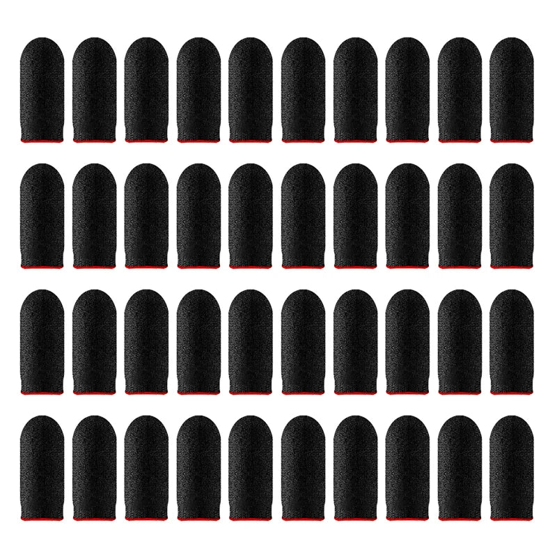 40pc Gaming Finger Sleeves Sweatproof Anti-Slip Touch Screen Controller - 17