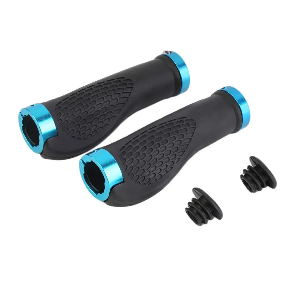 Ergonomic MTB Bicycle Handlebar Grips Anti Slip Rubber Lock On Grips