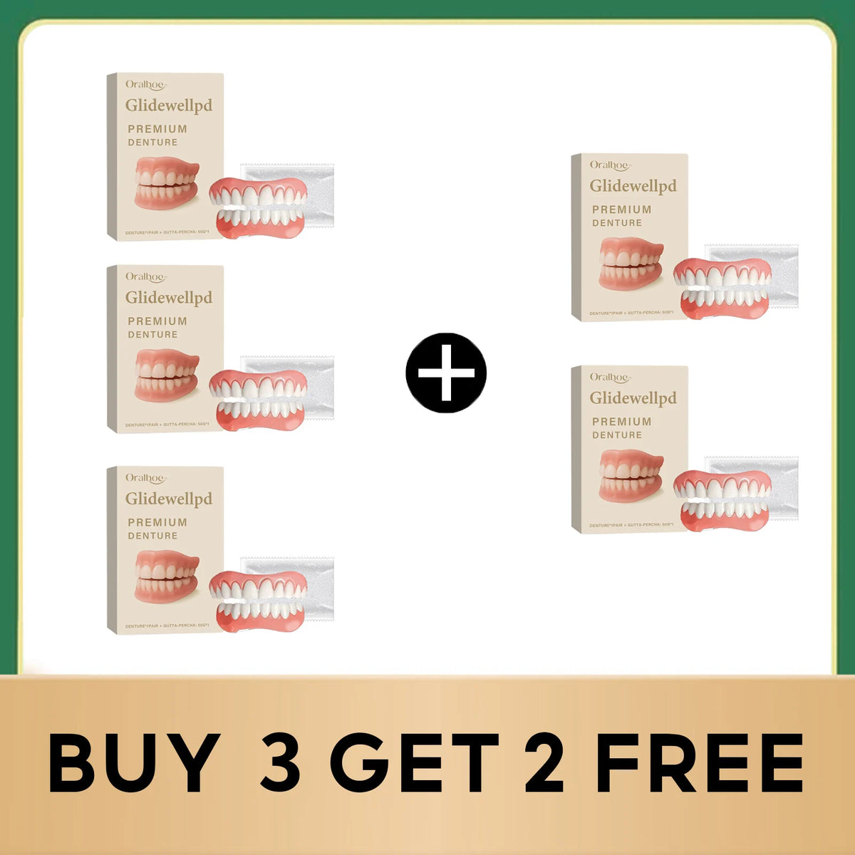 Silicone False Teeth Dentures Flexible Cosmetic Denture Reliner Kit