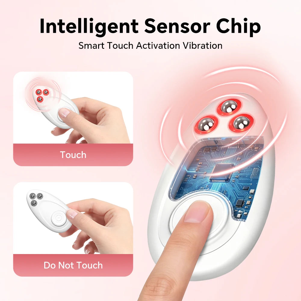 Hailicare Smart Sensor Ice Cooling Vibration Eye Roller Massager - 3