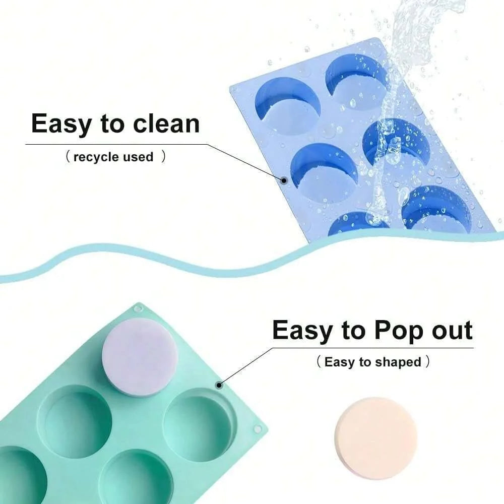 Silicone Donut Mold 6 Cavity Nonstick Baking Pan for Cakes and Pastries - 13
