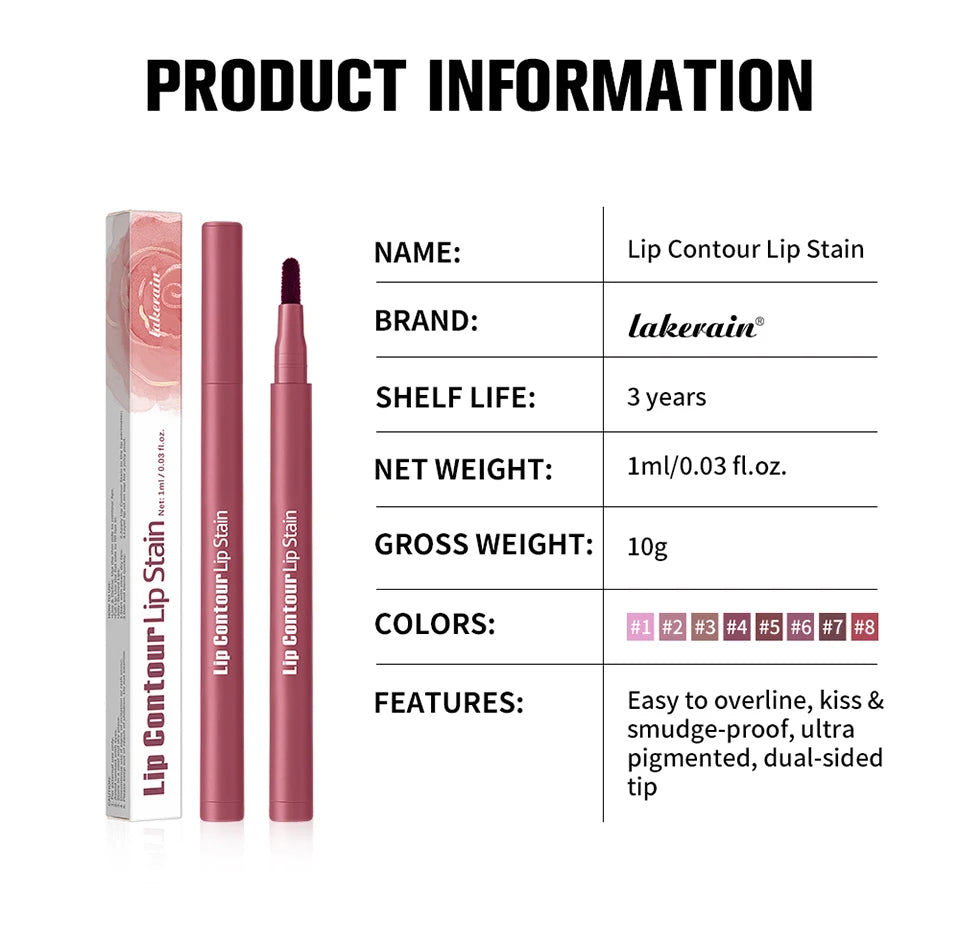 Lip Lingerie Lip Liner Stain Waterproof Long Lasting Pen - 29