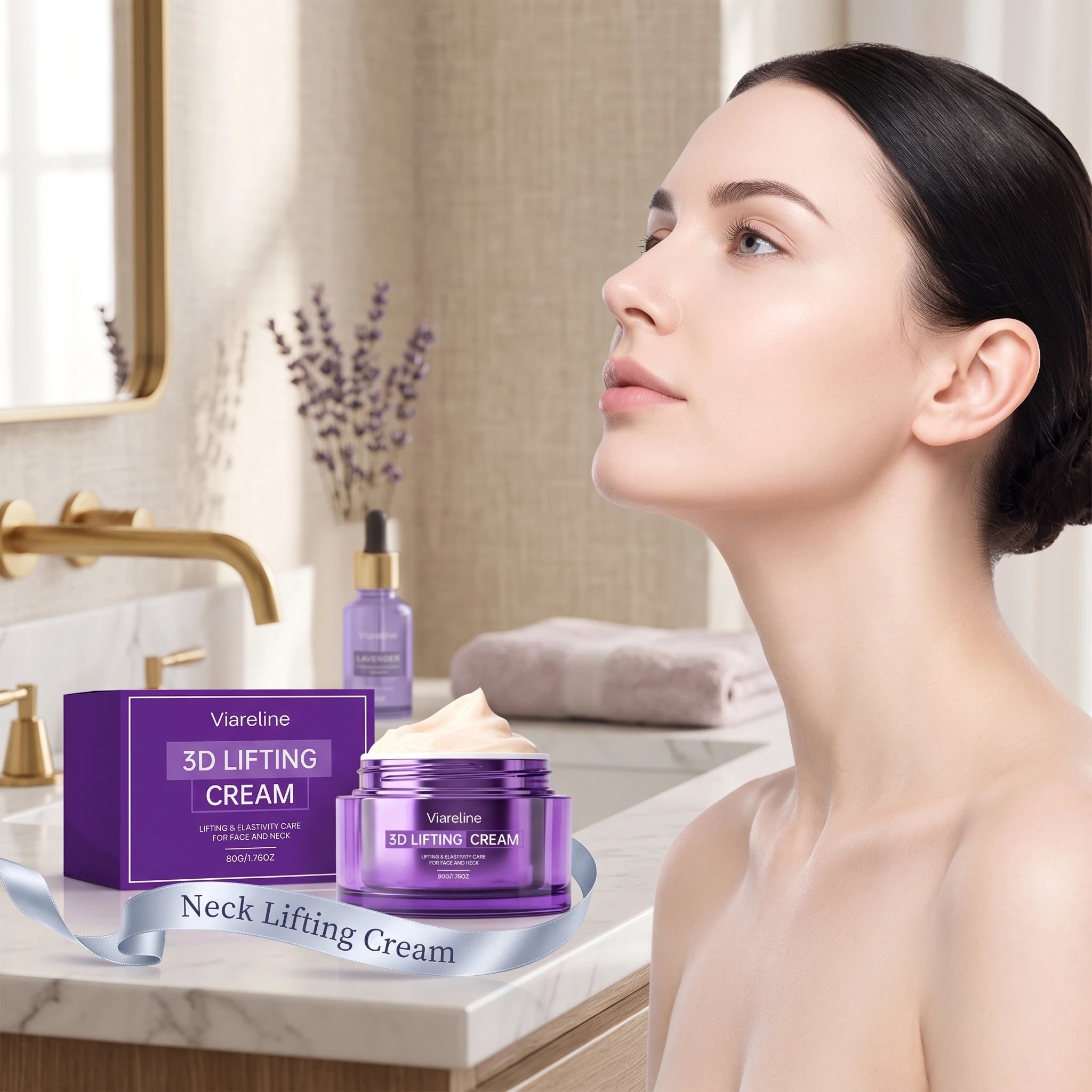 3D Face And Neck Lifting Firming Cream Anti Aging Moisturizer - 5