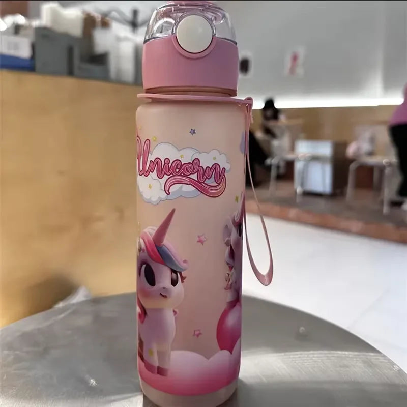 Cute Unicorn Space Cup BPA Free Portable Water Bottle for Kids 700ml