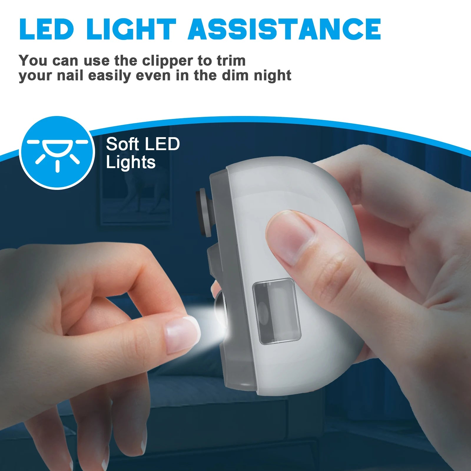 Electric Automatic Nail Clipper and Trimmer - 11