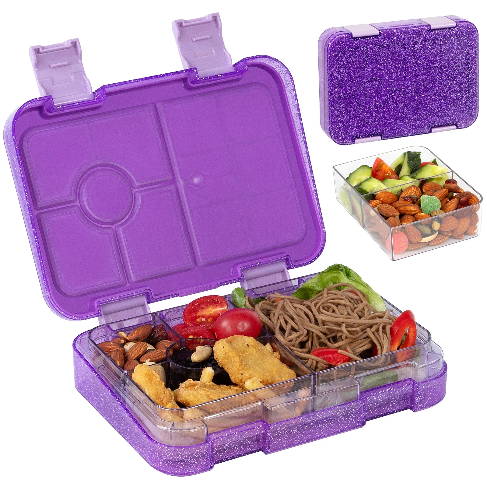 Portable Bento Lunch Box Leak Proof Food Container for School and Office
