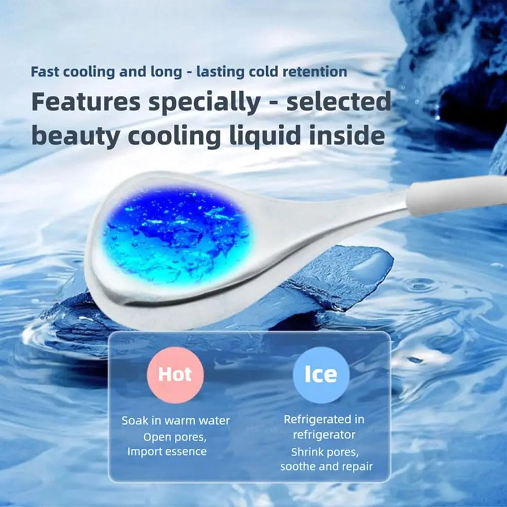 Stainless Steel Ice Globes Facial Cryo Sticks Cooling Roller
