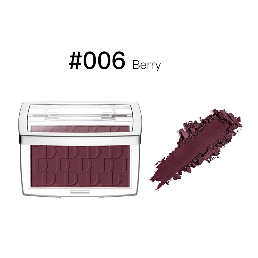 Matte Embossed Blush Palette and Brush Set