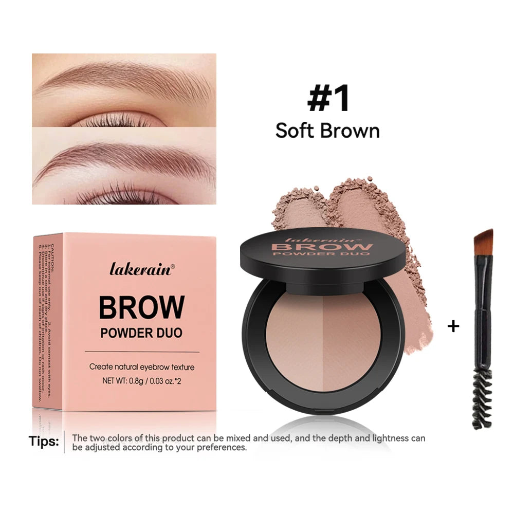 Eyebrow Powder Duo Contour Shadow Palette - 19