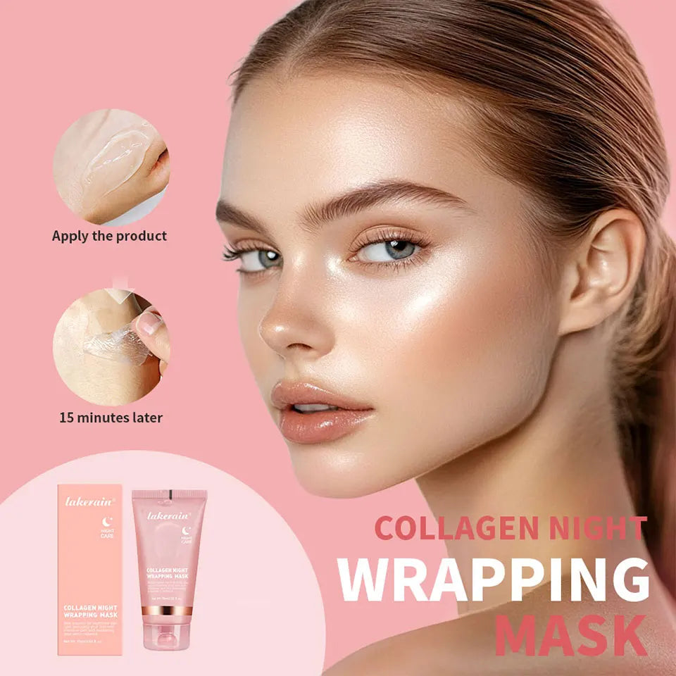 Collagen Jelly Cream Peel-Off Overnight Mask Hydrating Firming Skincare