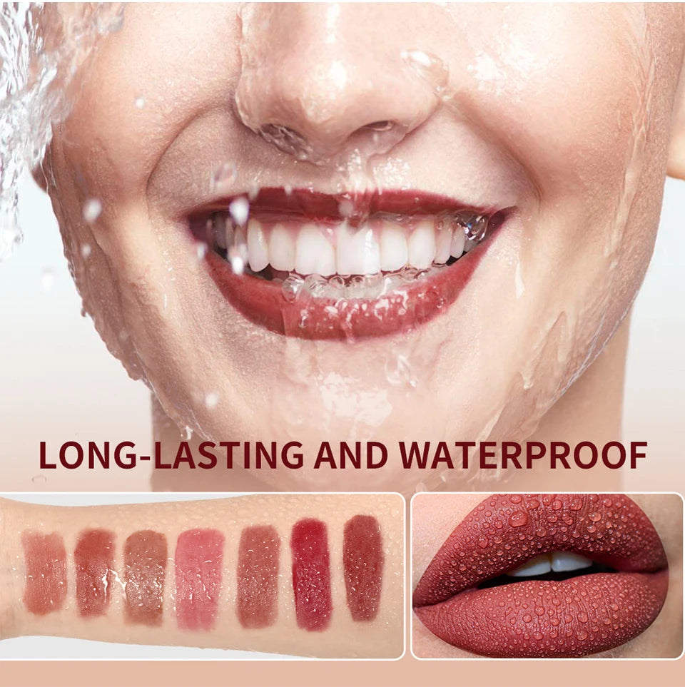 Strawberry Cake Lip Mud Matte Velvet Lipstick