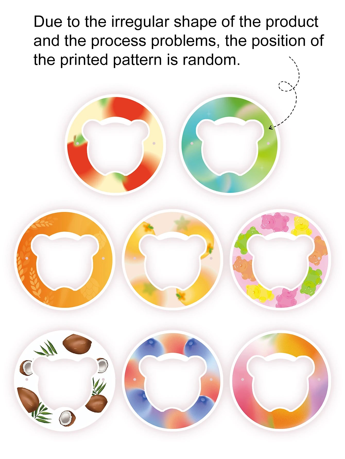Bear Shape Scented Flavor Pods for Water Bottle Sugar Free Fragrance - 7