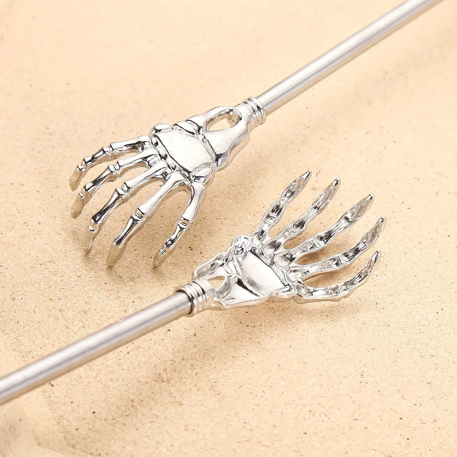 Stainless Steel Retractable Back Scratcher Extendable Body Massager - 11