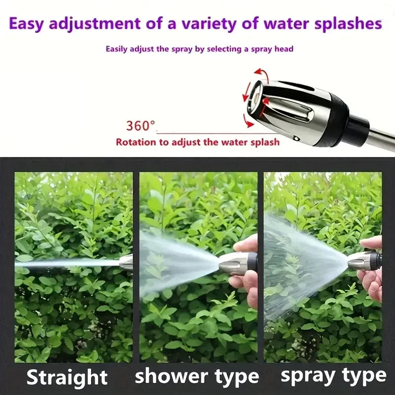 Portable High Pressure Car Wash Spray Gun Long Wand Cleaning Tool - 2
