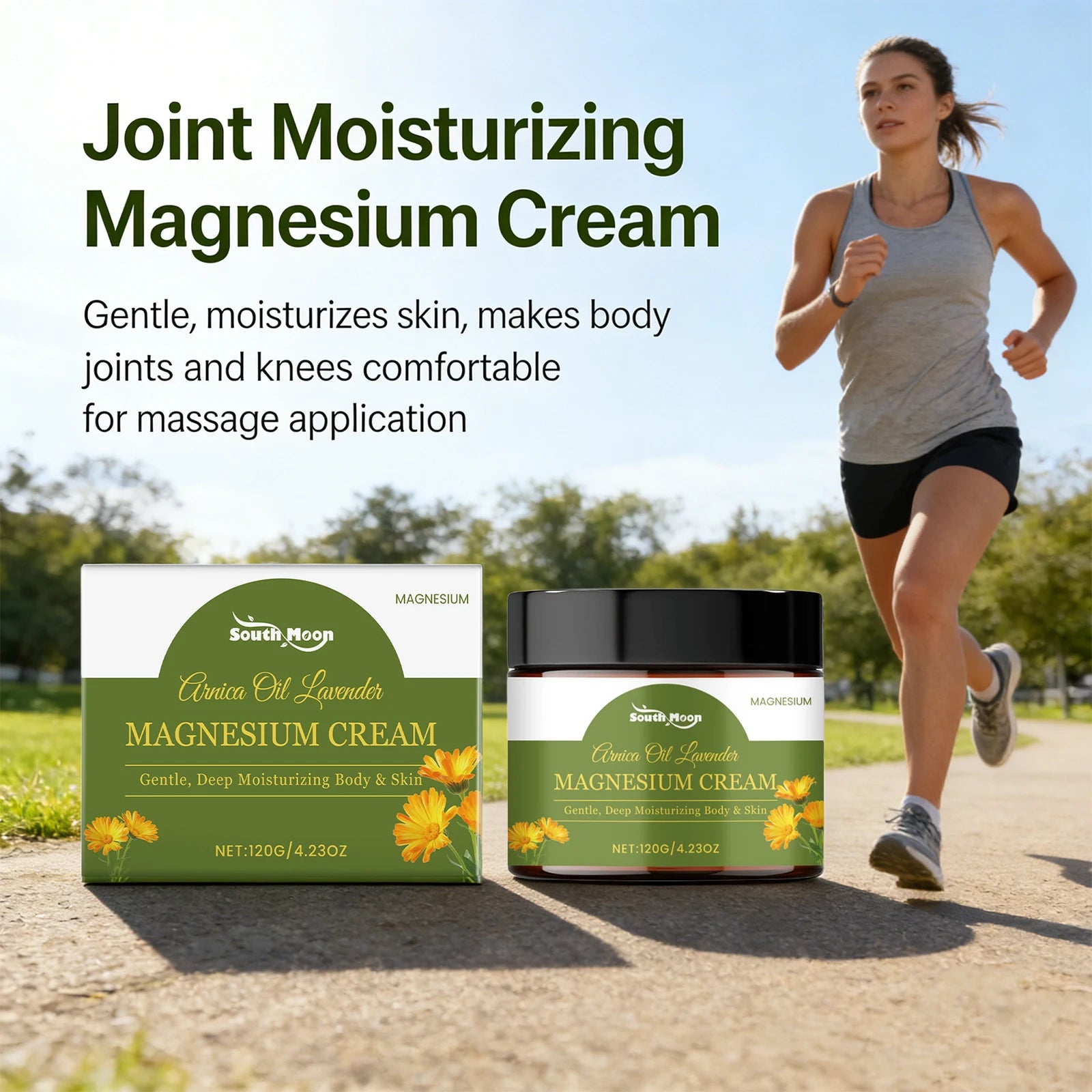 Joint Moisturizing Magnesium Cream Fast Absorbing Relief Care - 1