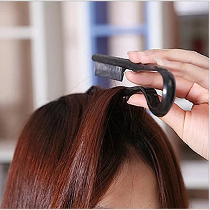 V Shaped Hair Straightening Comb Professional Styling Splint Clip