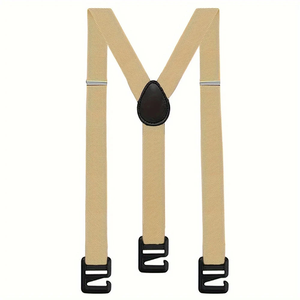 Unisex Adjustable Suspender Straps Heavy Duty Elastic Belt for Hiking - 13