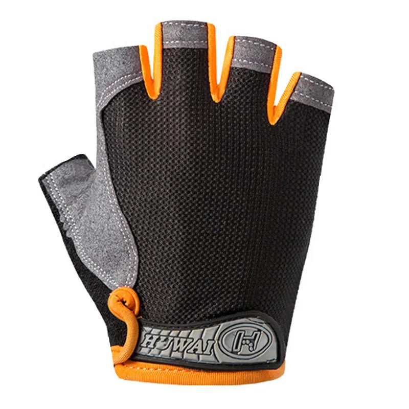Breathable Half Finger Cycling Gloves Anti Slip Sports Mittens - 3
