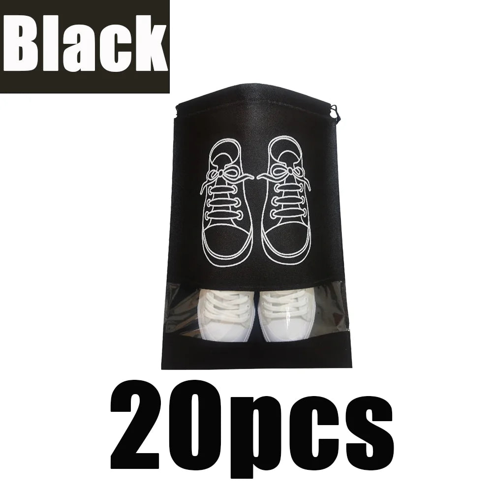 Portable Shoe Storage Bags Waterproof Travel Organizer Pouches - 20