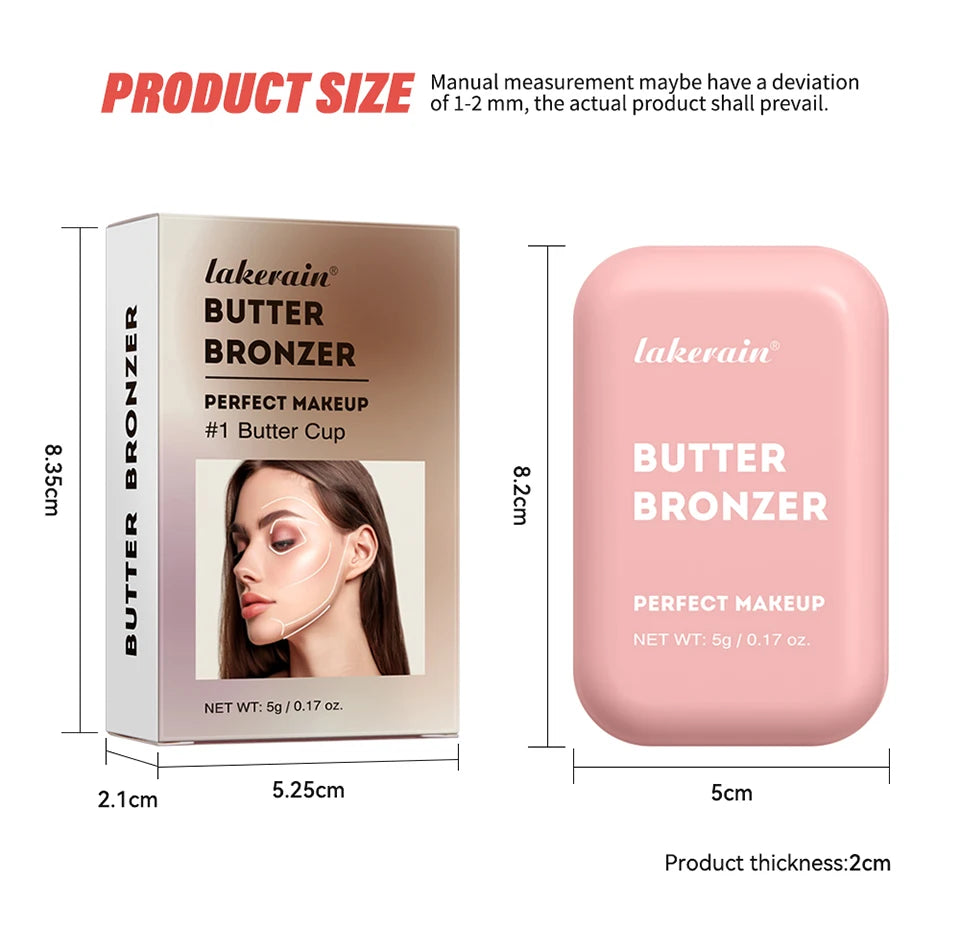 Lakerain Butter Bronzer Powder Contour Makeup Palette