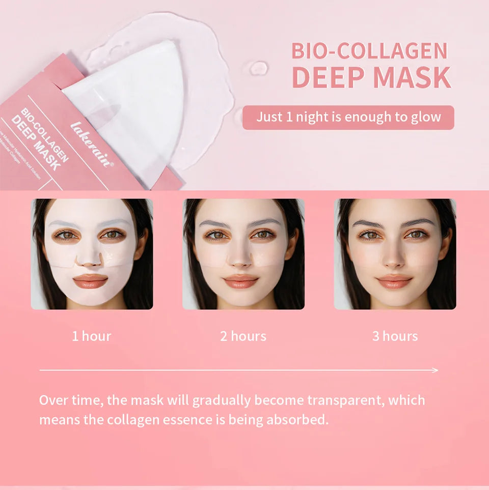 Bio Collagen Deep Hydrating Face Mask Pore Minimizing Overnight Mask - 9