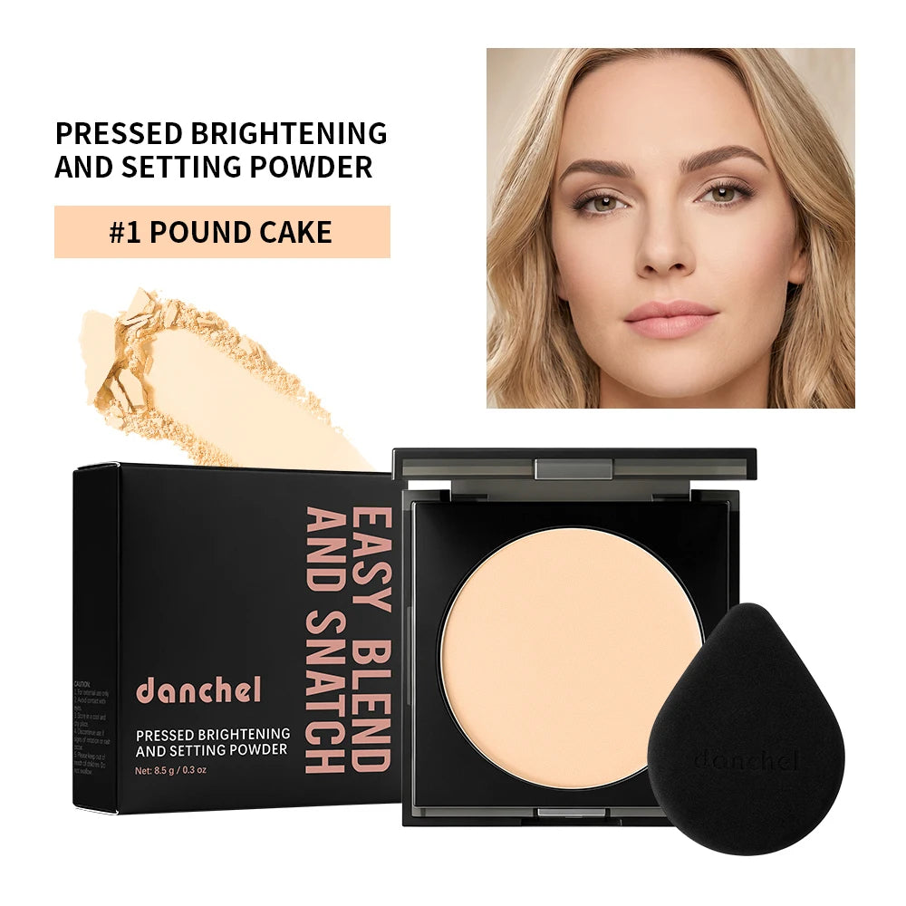 Soft Matte Pressed Powder Oil Control Setting Powder Face Makeup - 23