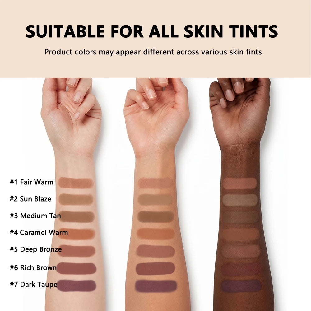Buildable Pressed Bronzer Powder Matte Contour Makeup