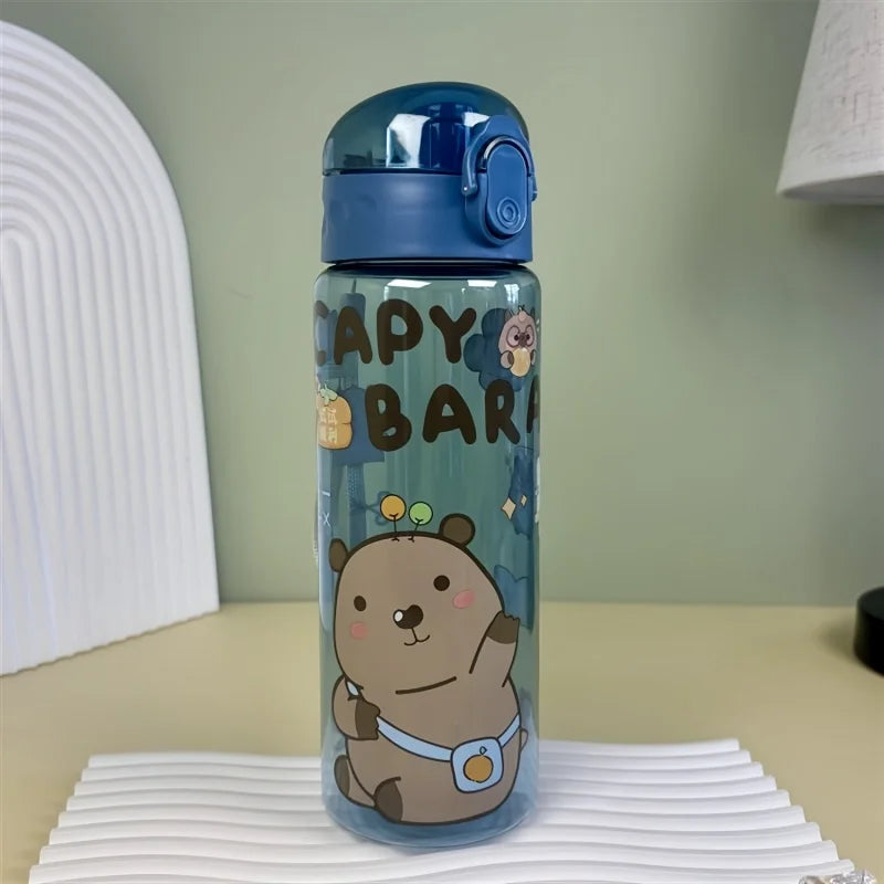 780ml Capybara Water Bottle Cute Cartoon Portable Leakproof Sports Cup - 9