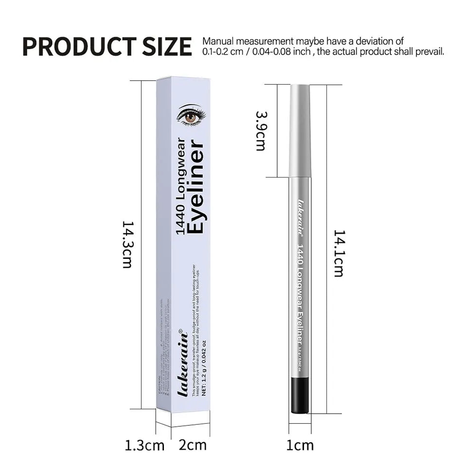Waterproof Longwear Eyeliner Pen Smudge Proof Pencil - 17