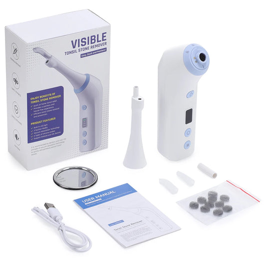 Visible HD Tonsil Stone Remover Electronic Vacuum Removal Kit