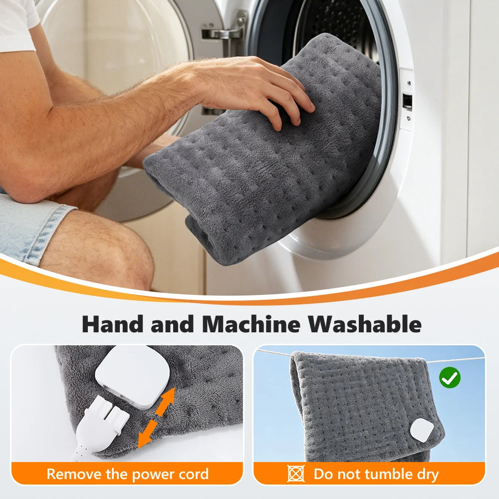 Electric Heating Pad Flannel Thermal Mat Pain Relief - 14
