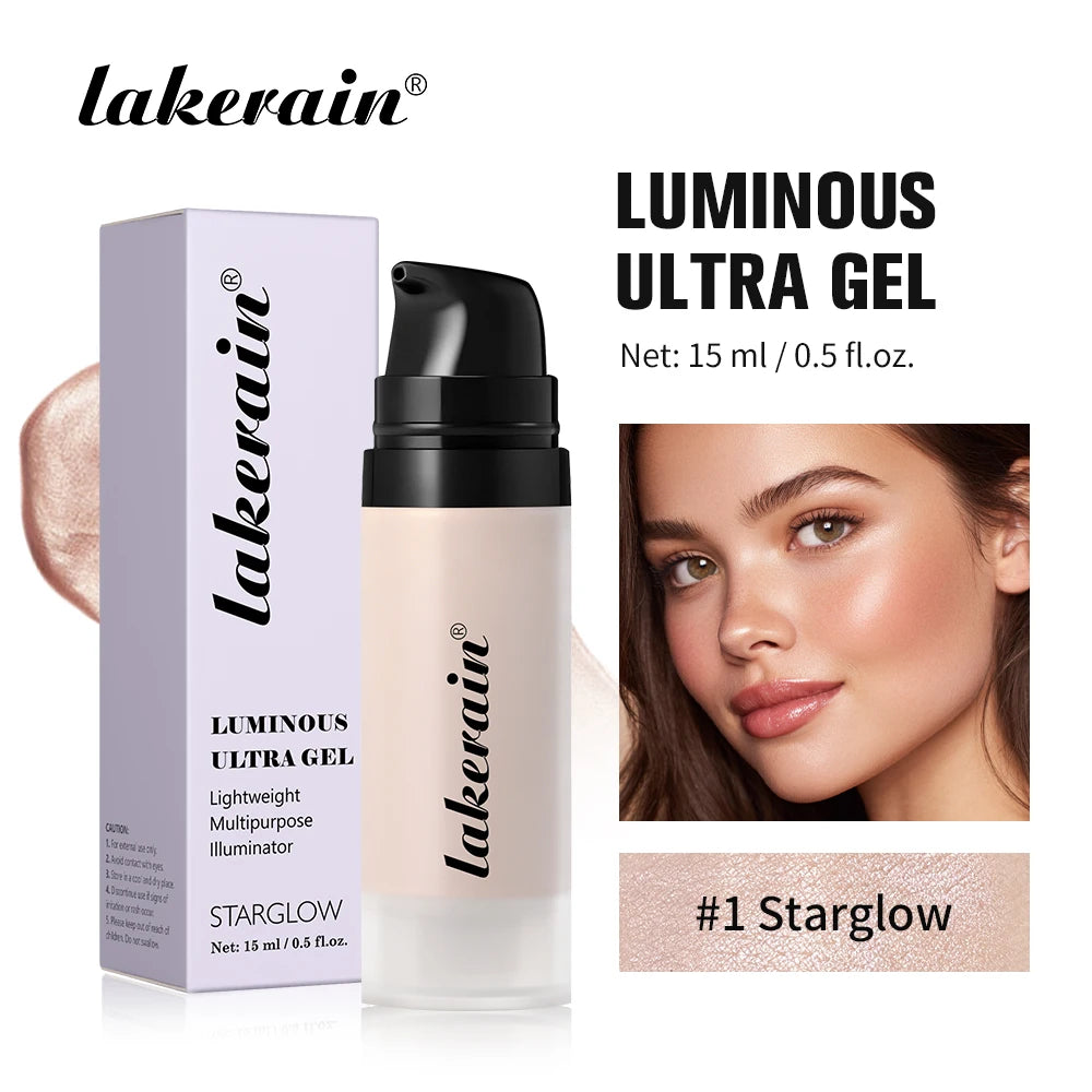 Lakerain Glowy Super Gel Lightweight Dewy Liquid Illuminator Primer