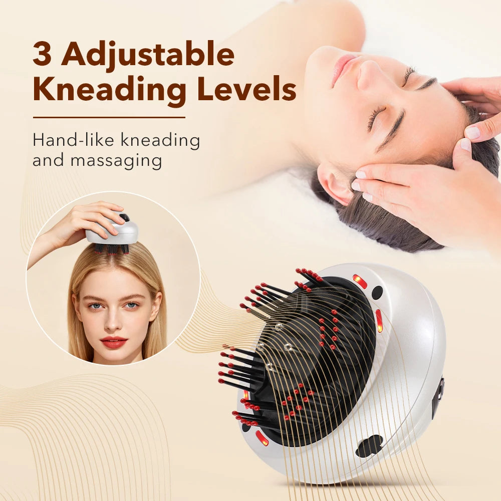 Electric Spray Massage Comb Hair Oil Applicator Scalp Massager