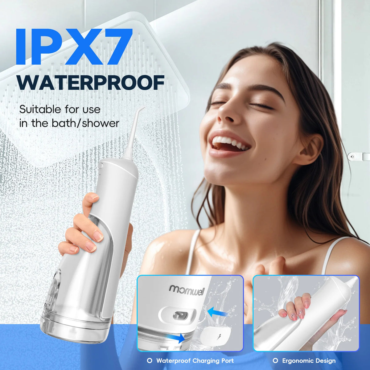 Water Flosser Cordless Oral Irrigator Teeth Cleaner