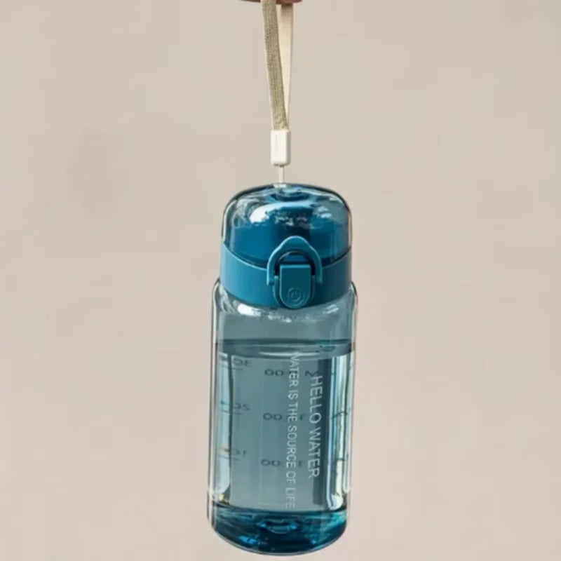 550ml Space Themed Water Bottle Leak Proof Sports Straw Cup - 5