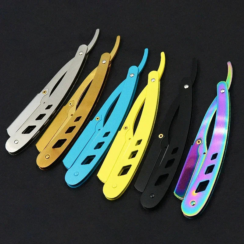 Men Shaving Razor Folding Barber Hair Removal Knife