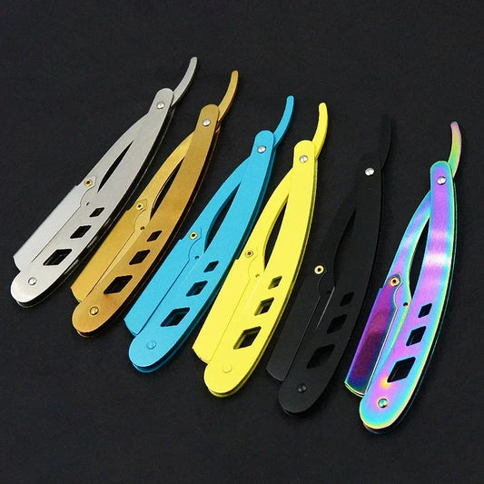 Men Shaving Razor Folding Barber Hair Removal Knife