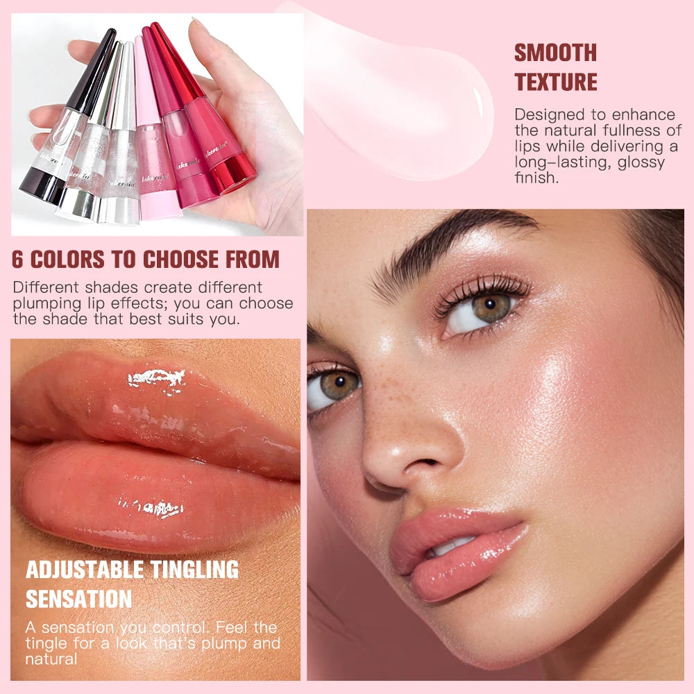 Instant Plumper Lip Gloss High Shine Moisturizing Lip Serum - 3